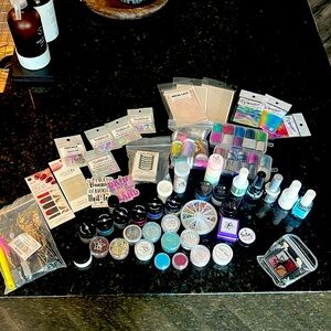 LOT of Nail Art Supplies Some never used.